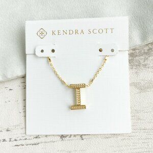 Kendra Scott Gold I Pendant Necklace - Letter